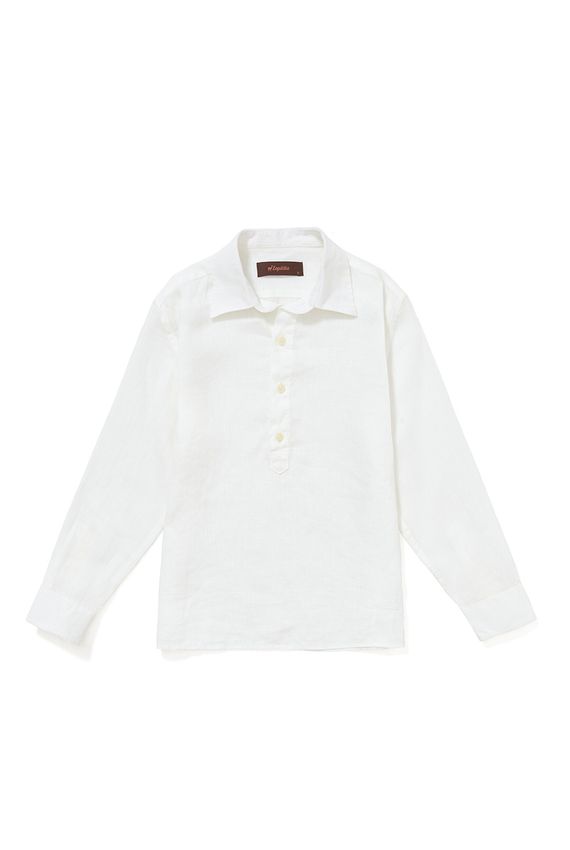 Camisa St Tropez Linho Boys-Branco
