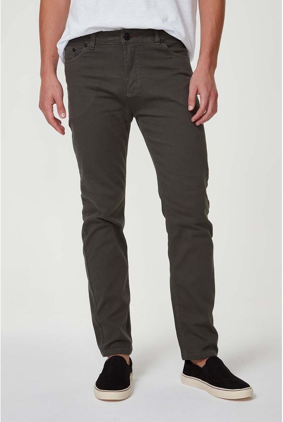 Calca Five Pockets - I23-Verde Oliva