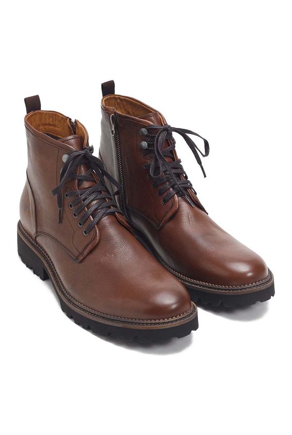 Bota Coturno - I23-Conhaque