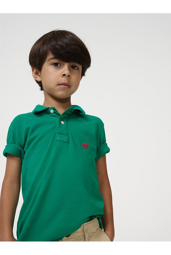 Polo Lhama Boys - V24-Verde