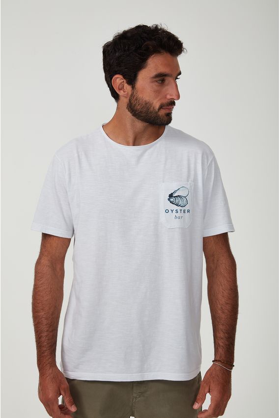 Camiseta Oyster Bar - V24-Branco