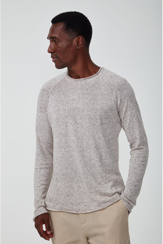 Tricot Pull Raglan - V24-Natural