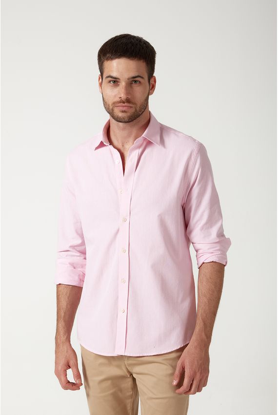 Camisa Chambray - V24-Rosa