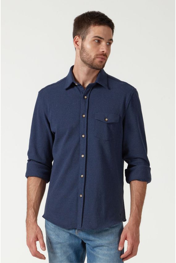 Camisa Malha Rustica - I24 - Azul Navy