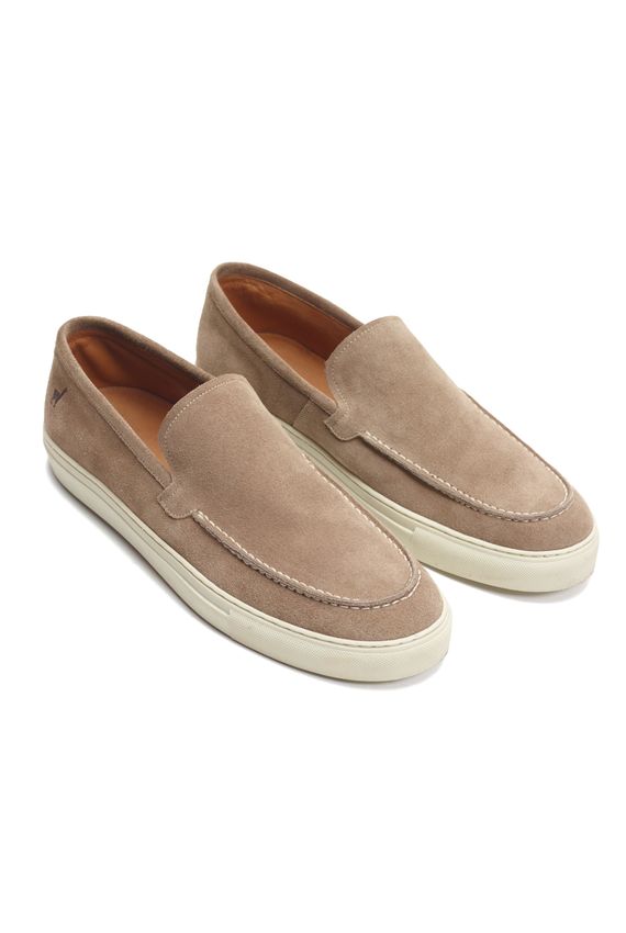 Mocassim Navy Camurça Kakhi