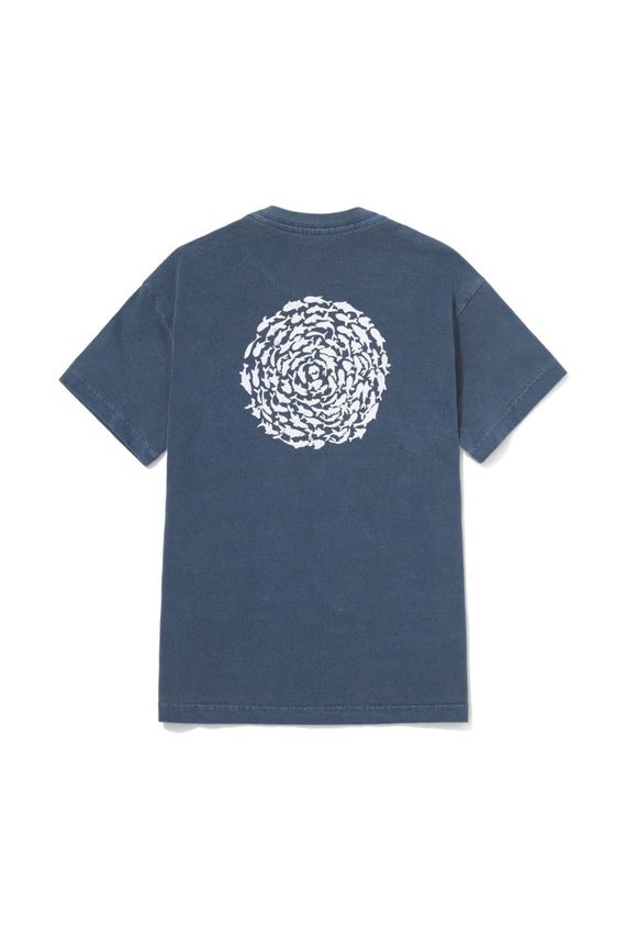 Camiseta Peixes Stone Boys Azul Marinho