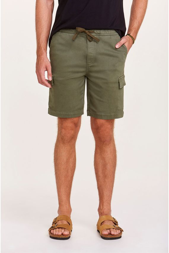 Bermuda Cargo Confort Eco Verde