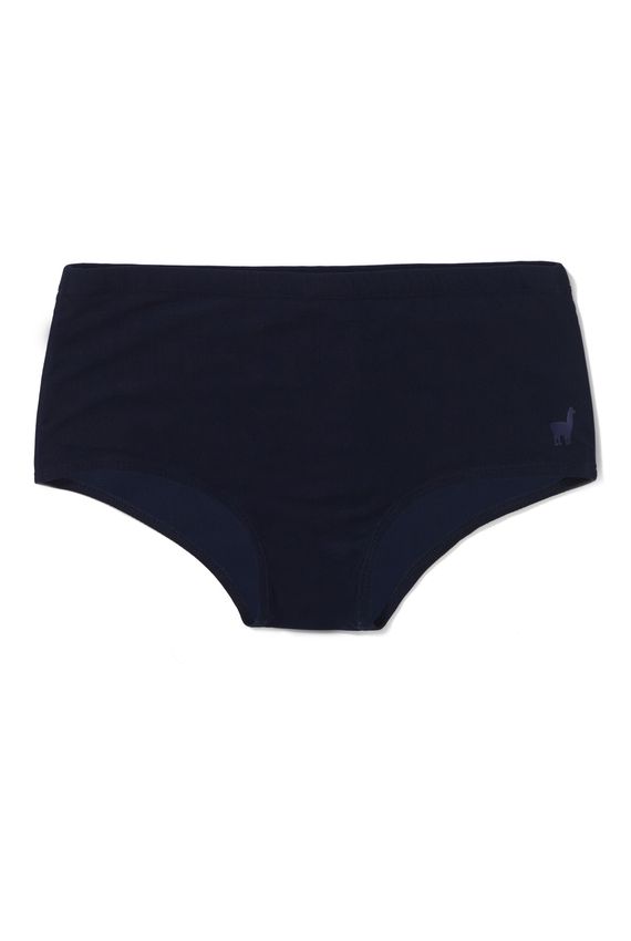Sunga Básica Com Textura Azul Marinho
