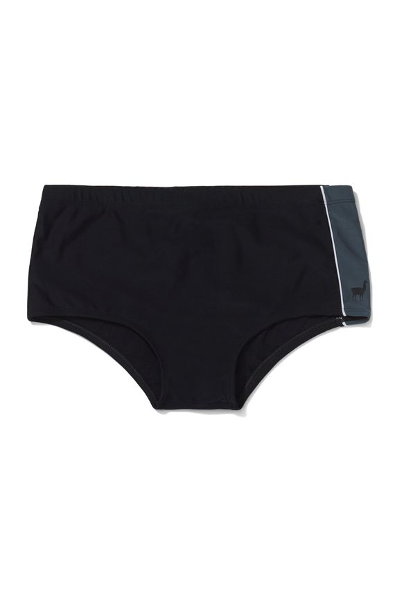 Sunga Recorte Lateral Preta E Cinza