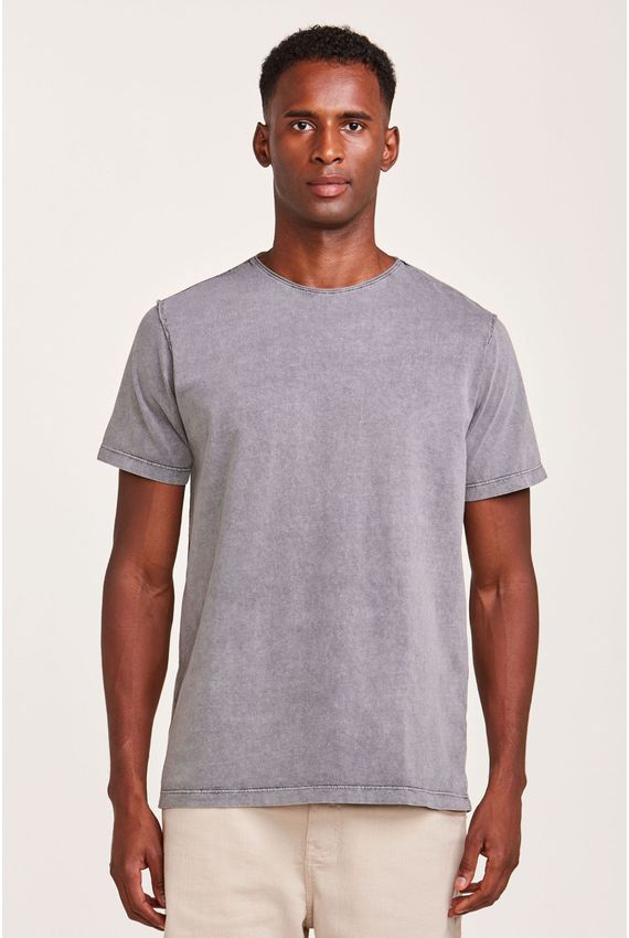 Camiseta Stone Marmorizada Cinza