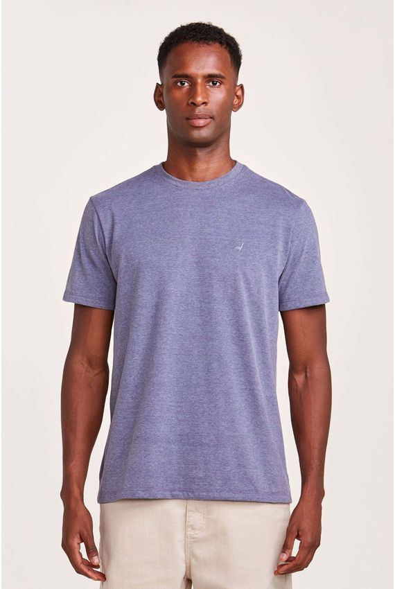Camiseta Rafael Malha Azul Índigo