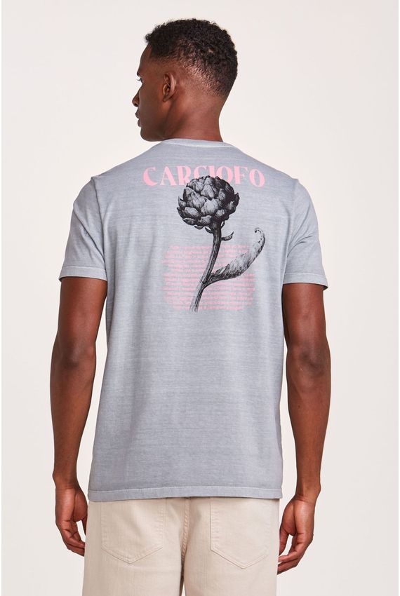 Camiseta Carciofo Stone Cinza