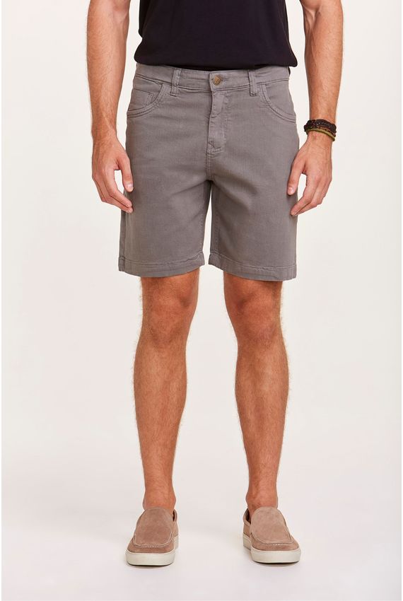Bermuda Five Pockets Cinza