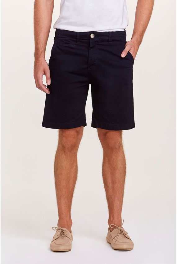 Bermuda Chino Azul Marinho