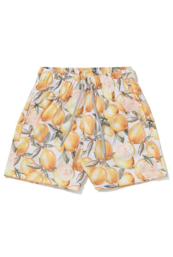 Short Água Limões Boys Amarelo