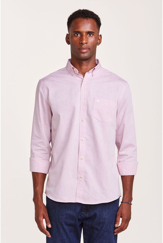 Camisa Chambray Rosa