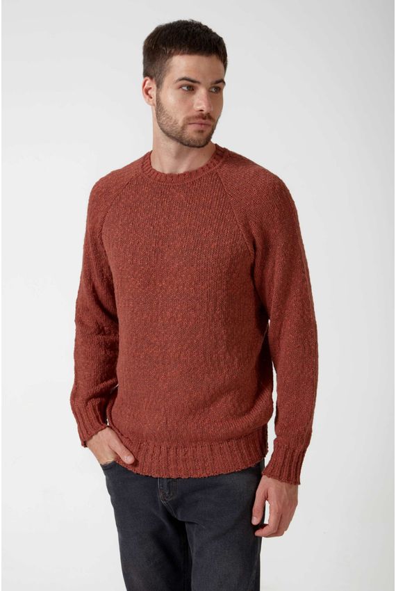 Tricot C Neck Flame - I24 - Cobre