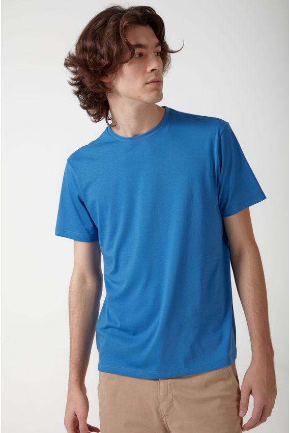 Camiseta C Neck Premium -I24 - Azul Royal