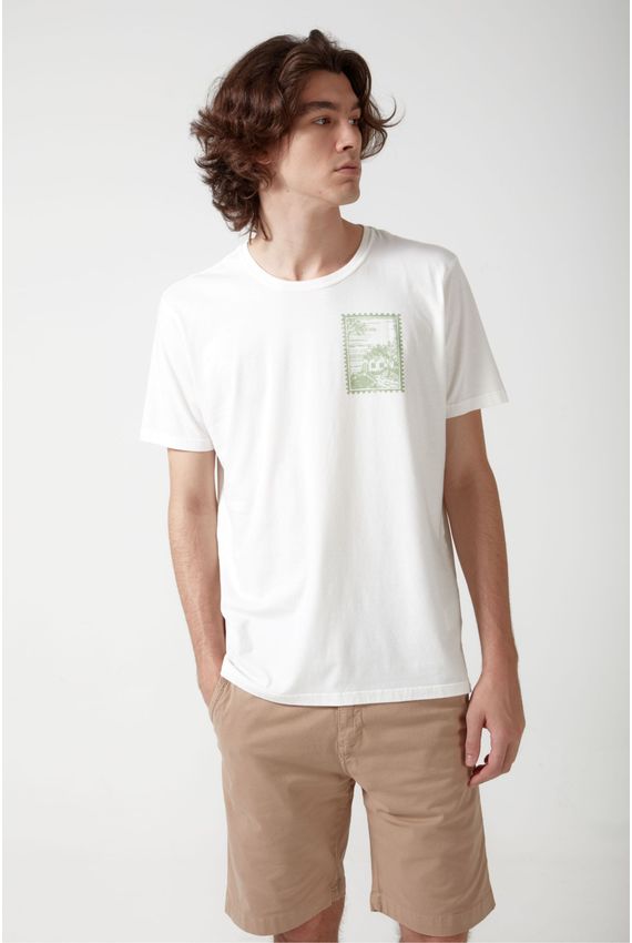 Camiseta Selo Vintage - I24 - Off-White