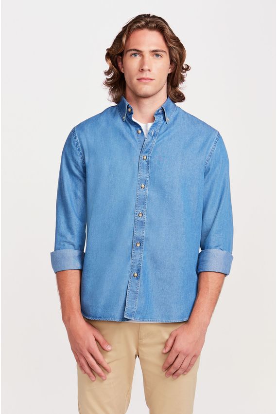 Camisa Bd Jeans Azul