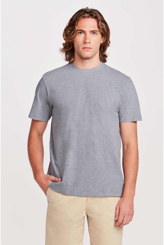 Camiseta Melange Cinza Mescla