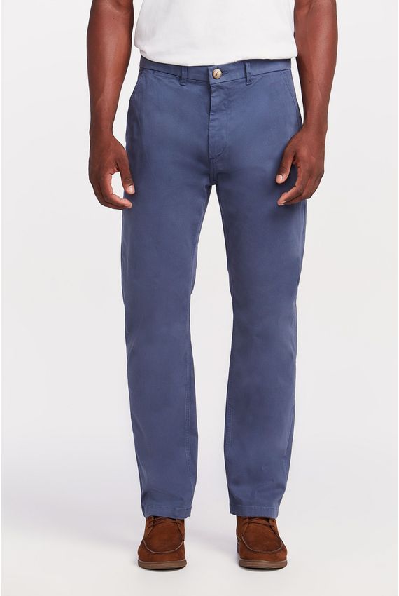 Calça Chino Azul Índigo