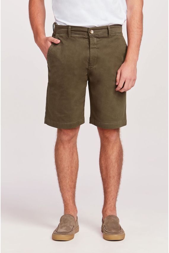 Bermuda New Chino Verde Militar