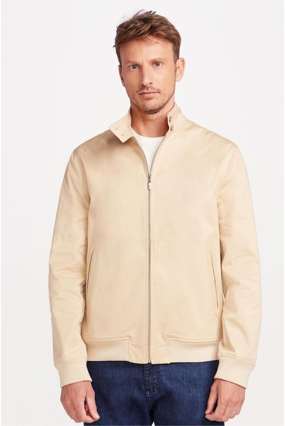 Jaqueta Bomber Sarja Khaki