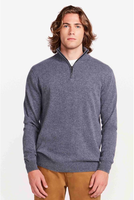 Tricot Pablo Cashmere Cinza Mescla