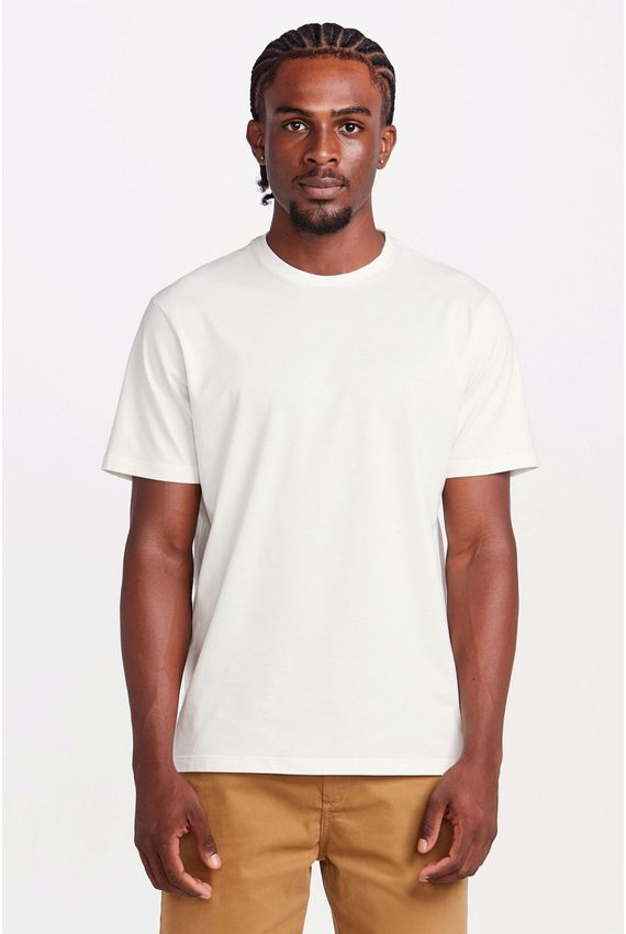 Camiseta Algodão Premium Off White