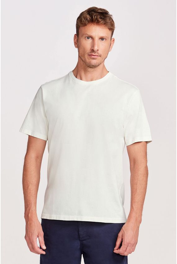 Camiseta Básica Off White