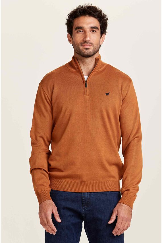 Tricot Pablo Meio Zíper Charuto