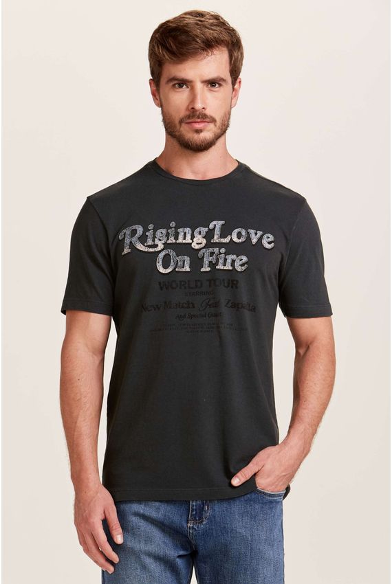 Camiseta Rising Love Chumbo