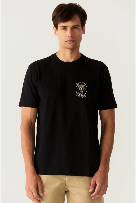 Camiseta São Miguel Arcanjo Preta