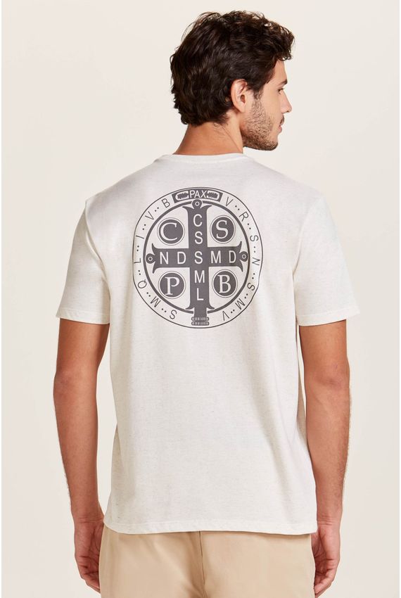 Camiseta Estampada São Bento Natural