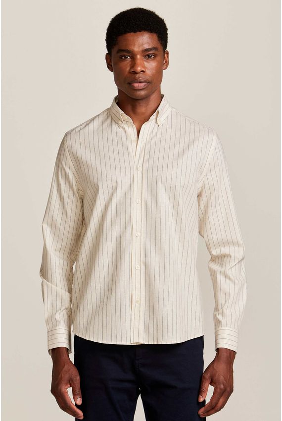 Camisa Masculina Bd Mini Listras