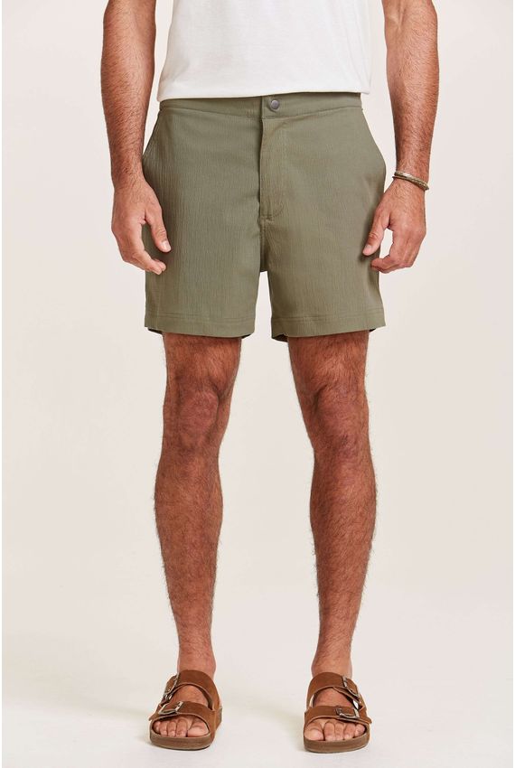 Shorts Masculino Ana Ruga Verde Oliva